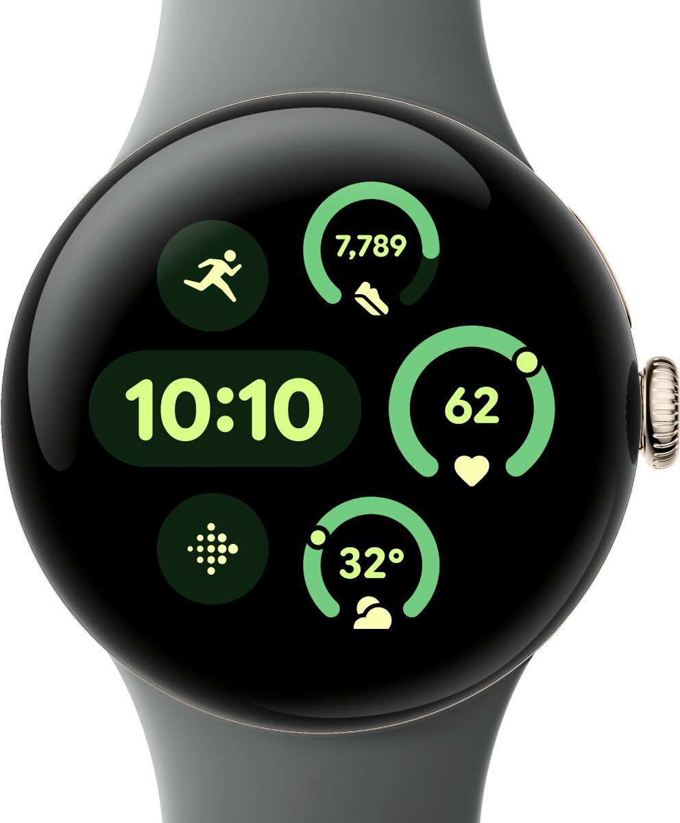 Google Pixel Watch 3 Aluminium 41mm Αδιάβροχο με Παλμογράφο (Hazel) - Image 4