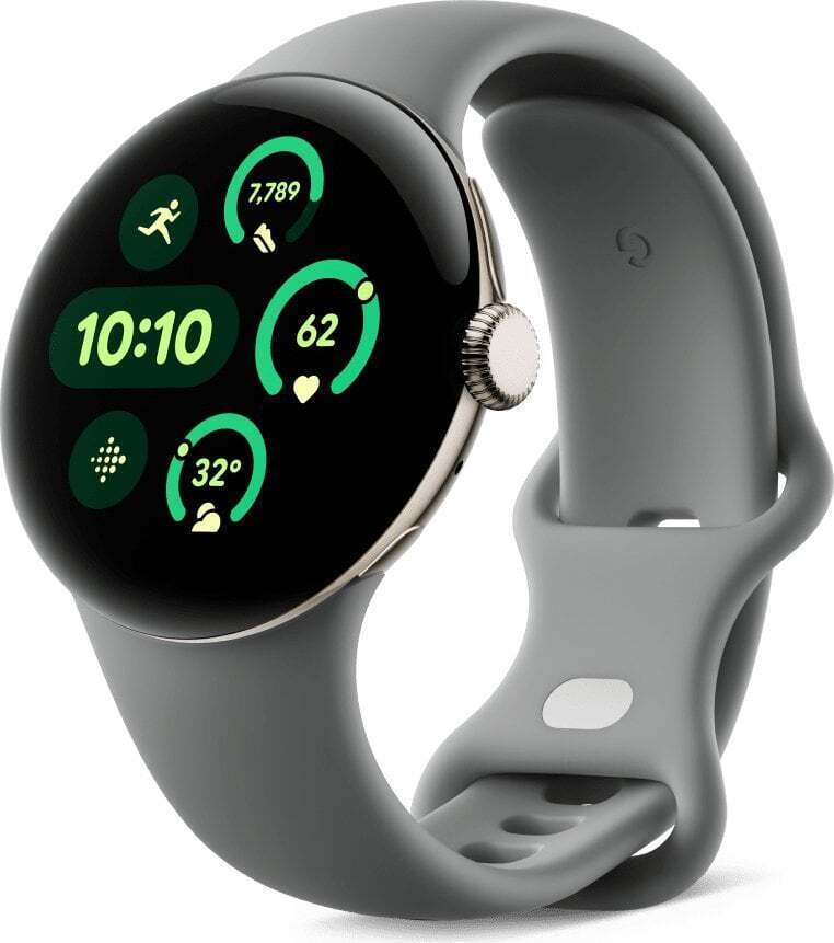 Google Pixel Watch 3 Aluminium 41mm Αδιάβροχο με Παλμογράφο (Hazel)