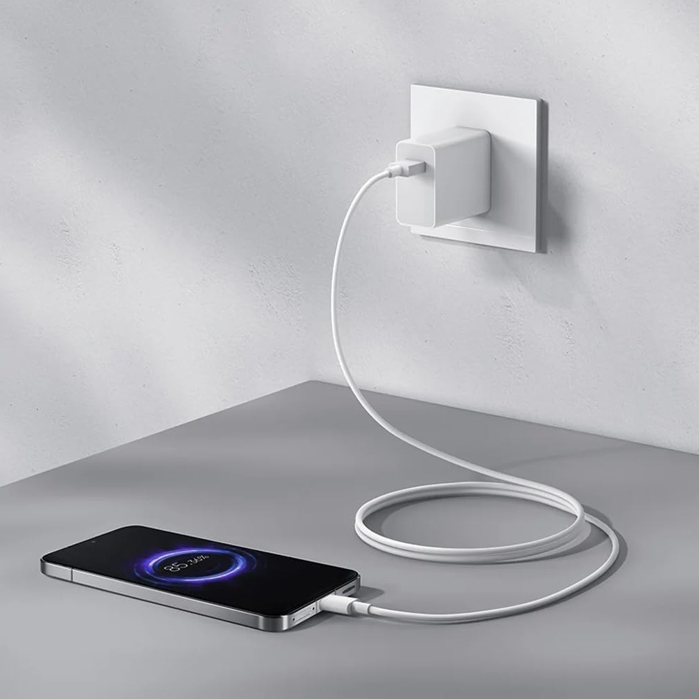 Xiaomi USB 2.0 Cable USB-C male - USB-A 60W Λευκό 1m BHR087GGL - Image 2