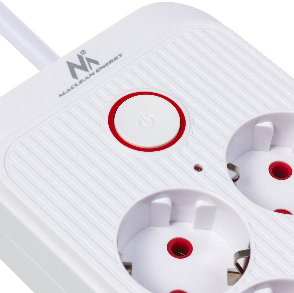 Maclean Energy Πολύπριζο 6 Θέσεων με Καλώδιο 3m MCE391 W - Image 4