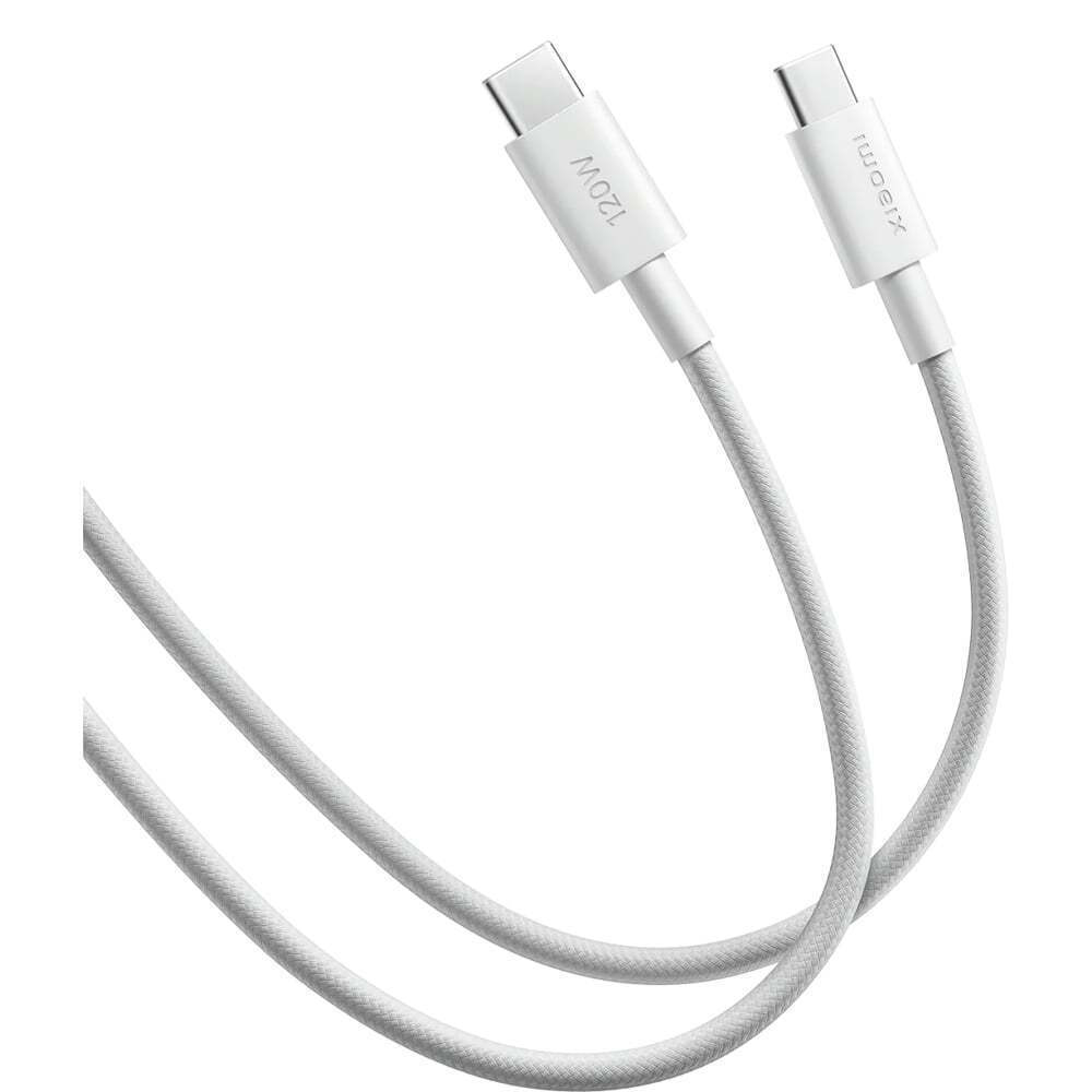 Xiaomi Braided USB 2.0 Cable USB-C male - USB-C 120W Λευκό 1m BHR087KGL - Image 4