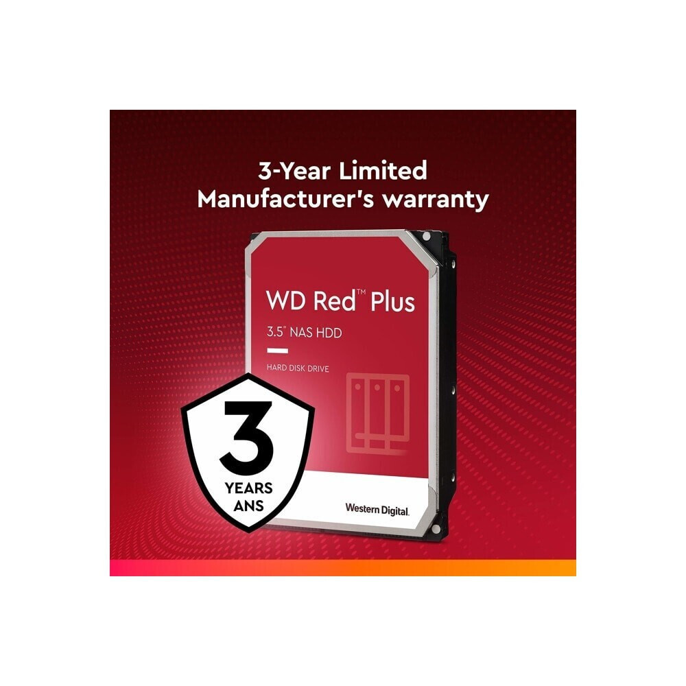 Western Digital Red Plus 12TB HDD Σκληρός Δίσκος 3.5" SATA III 7200rpm με 256MB Cache για NAS WD120EFGX - Image 7
