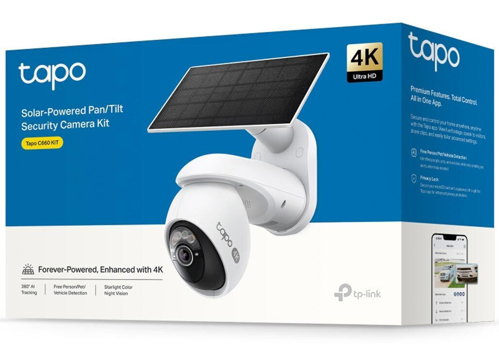 TP-LINK Tapo C660 KIT v1 IP Κάμερα Παρακολούθησης Wi-Fi 4K Αδιάβροχη Μπαταρίας με Αμφίδρομη Επικοινωνία - Image 5