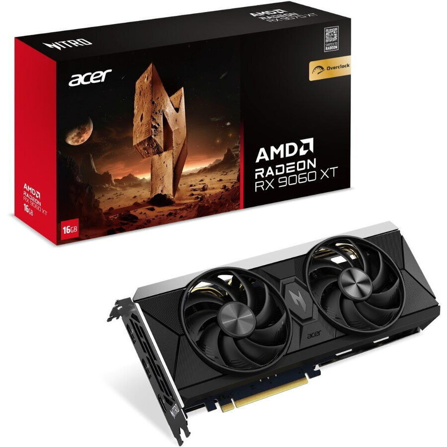 Acer Radeon RX 9060 XT 16GB GDDR6 XT Nitro OC Κάρτα Γραφικών DP.Z4KWW.P01 - Image 6