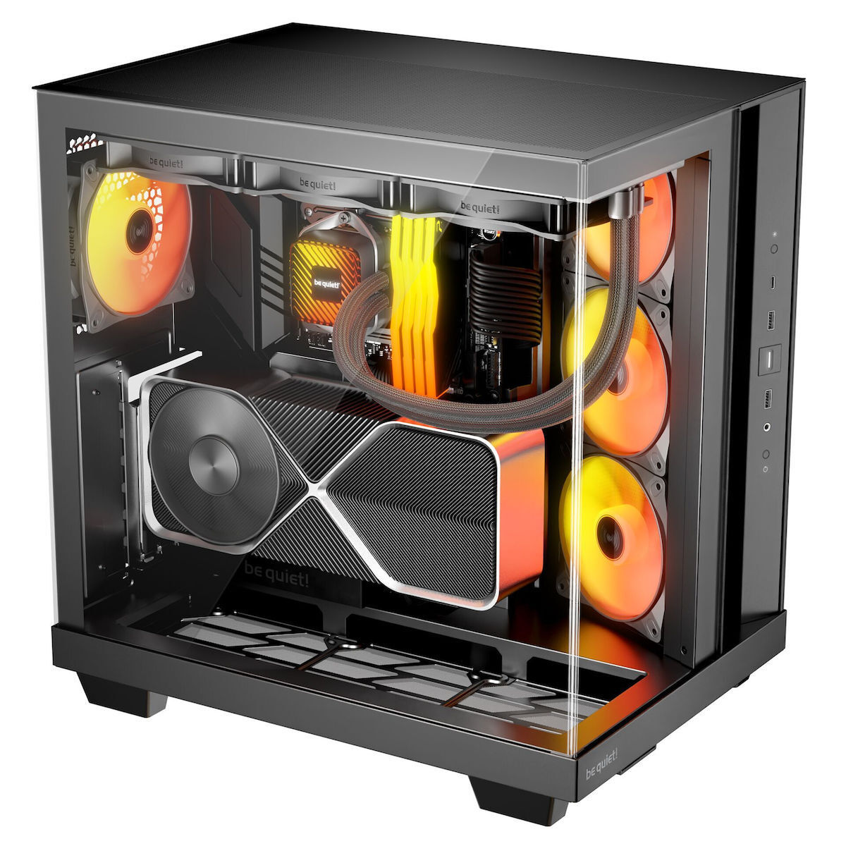 Be Quiet Light Base 500 LX Midi Tower Κουτί Υπολογιστή με ARGB Φωτισμό Μαύρο - Image 4
