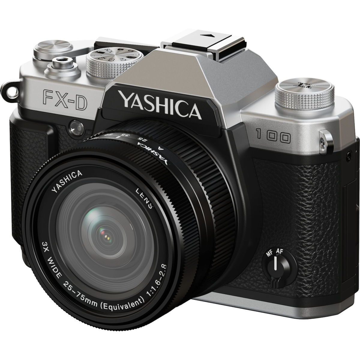 Yashica FX-D 100 Compact Φωτογραφική Μηχανή 13MP Οπτικού Ζουμ 3x Μαύρη - Image 2