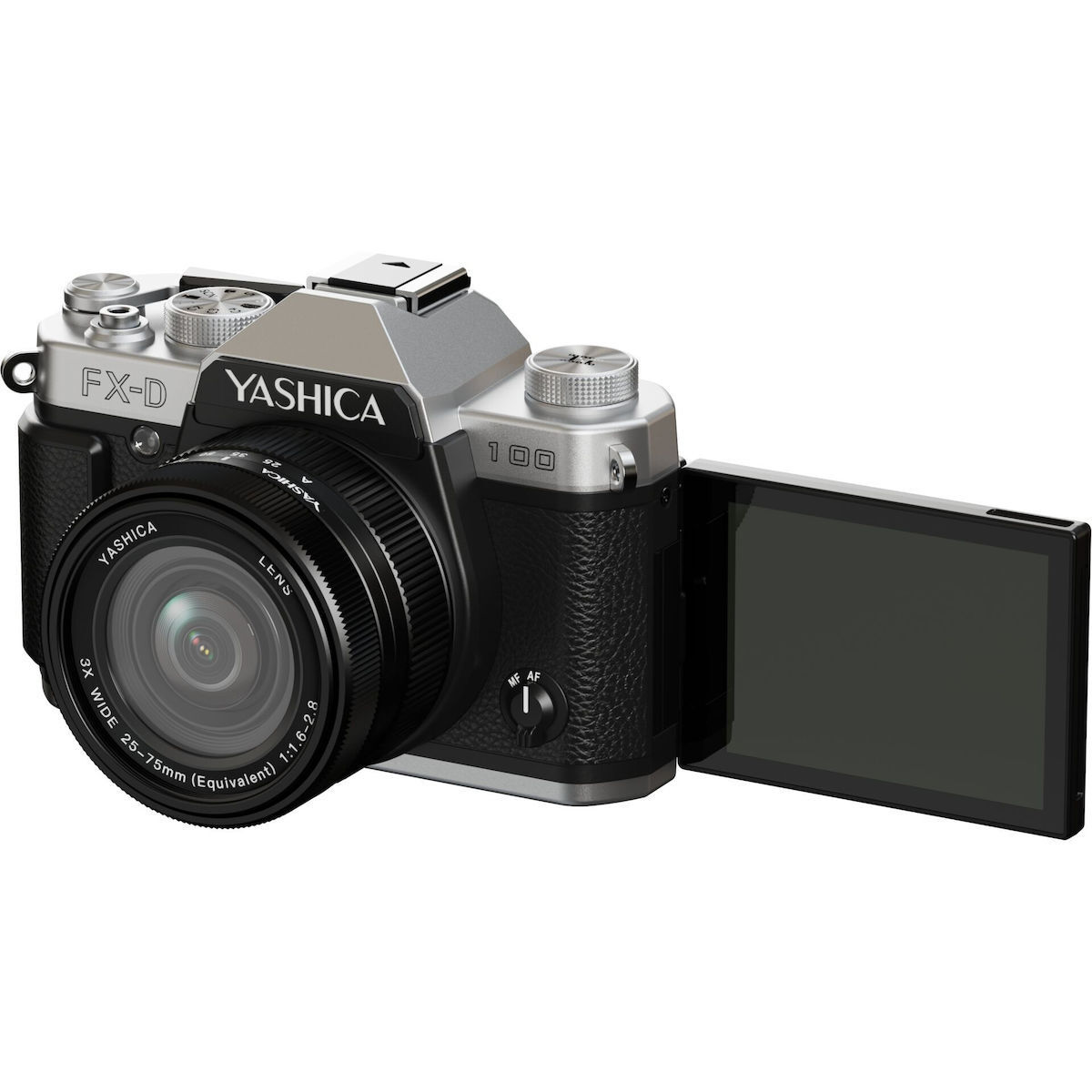 Yashica FX-D 100 Compact Φωτογραφική Μηχανή 13MP Οπτικού Ζουμ 3x Μαύρη - Image 3