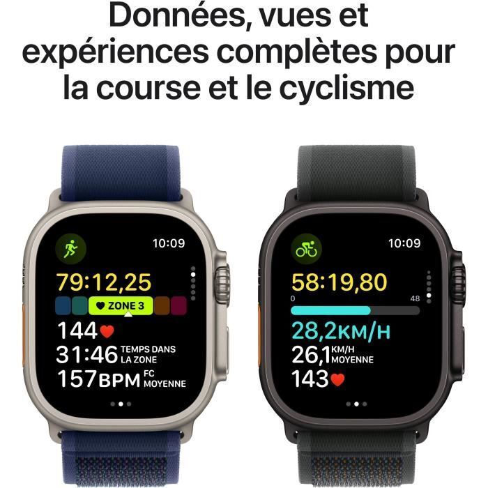 Apple Watch Ultra 2 2024 Titanium 49mm Αδιάβροχο με eSIM και Παλμογράφο (Natural με Tan Alpine Loop - Large) - Image 4