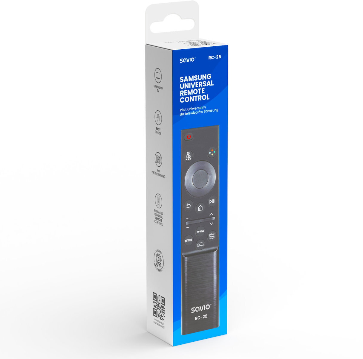 Savio Universal Τηλεχειριστήριο για Τηλεοράσεις και Samsung 5901986049999
