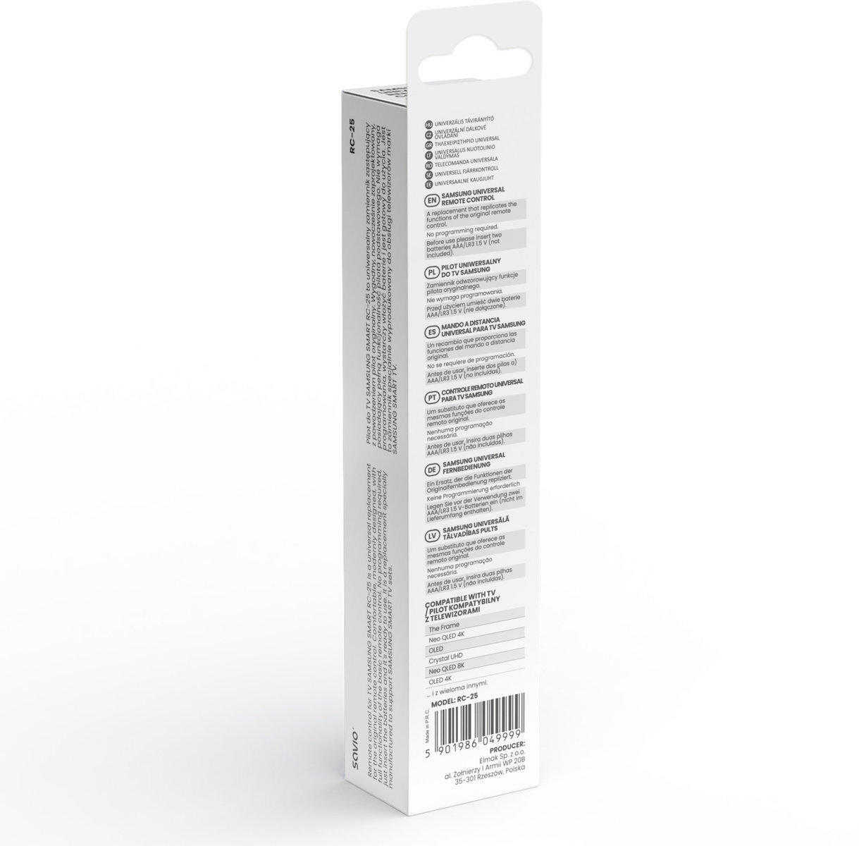 Savio Universal Τηλεχειριστήριο για Τηλεοράσεις και Samsung 5901986049999 - Image 2