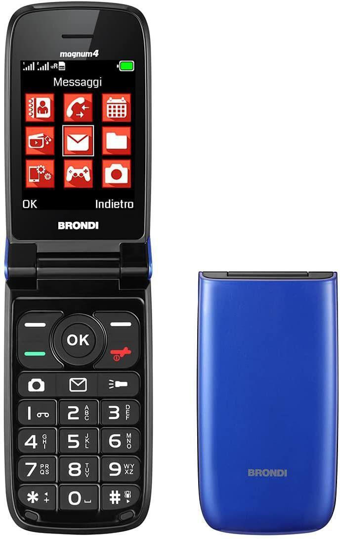 Brondi Magnum 4 Dual SIM Κινητό με Κουμπιά Μπλε - Image 2