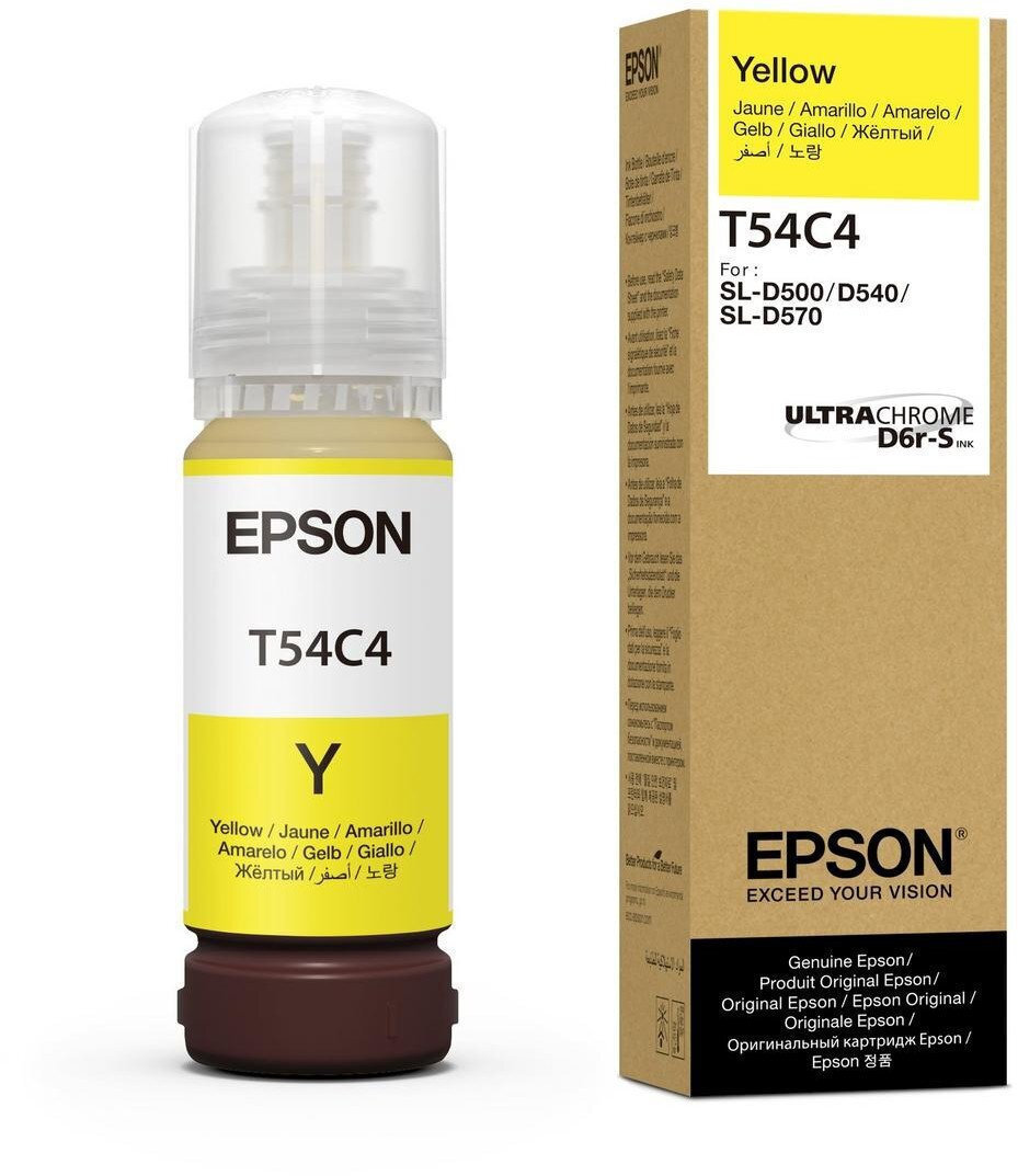 Epson T54C Γνήσιο Μελάνι Εκτυπωτή InkJet Κίτρινο (C13T54C420)