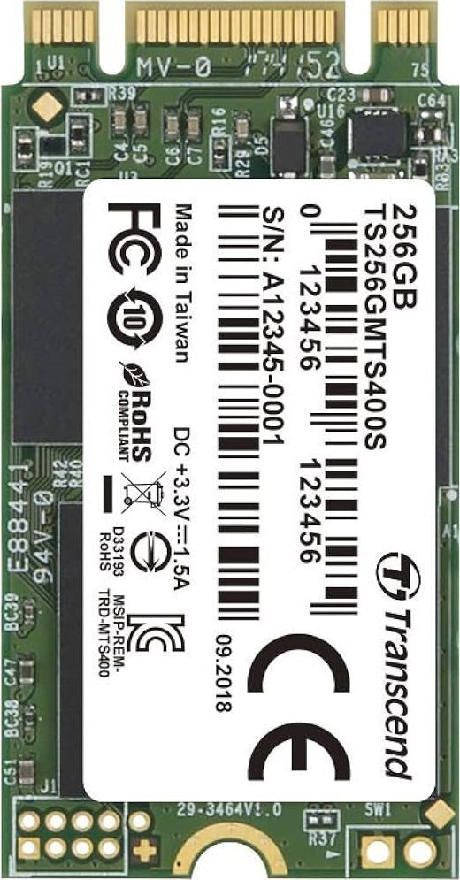 Transcend SSD 256GB M.2 NVMe PCI Express 3.0 TS256GMTE400S - Image 4