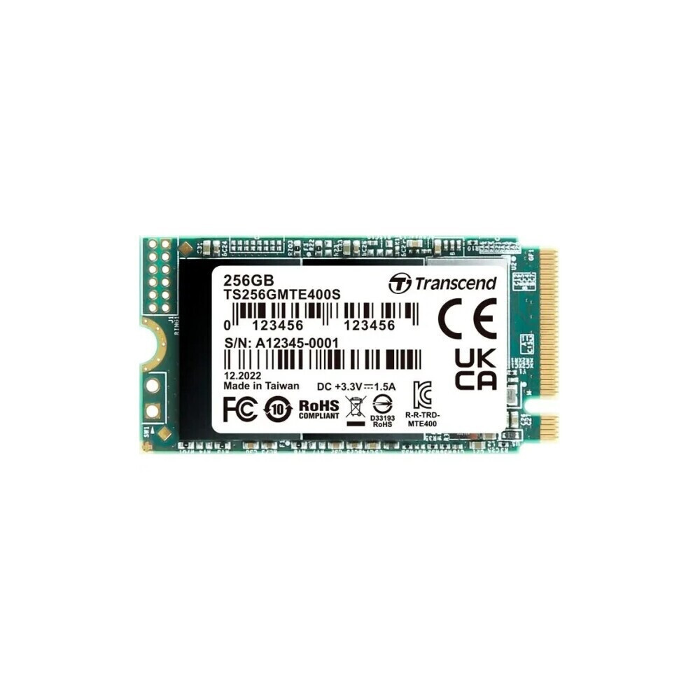 Transcend SSD 256GB M.2 NVMe PCI Express 3.0 TS256GMTE400S - Image 5