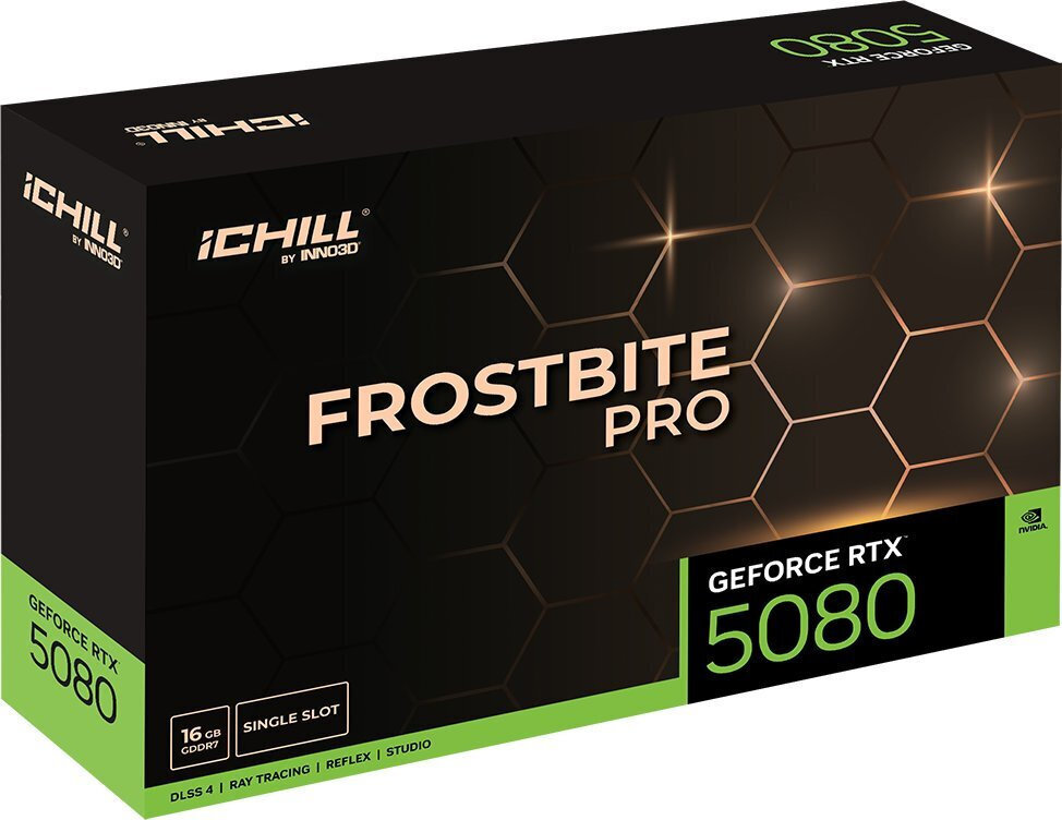 Inno 3D GeForce RTX 5080 16GB GDDR7 iChill Frostbite Κάρτα Γραφικών C50803-16D7X-1760FBP - Image 3