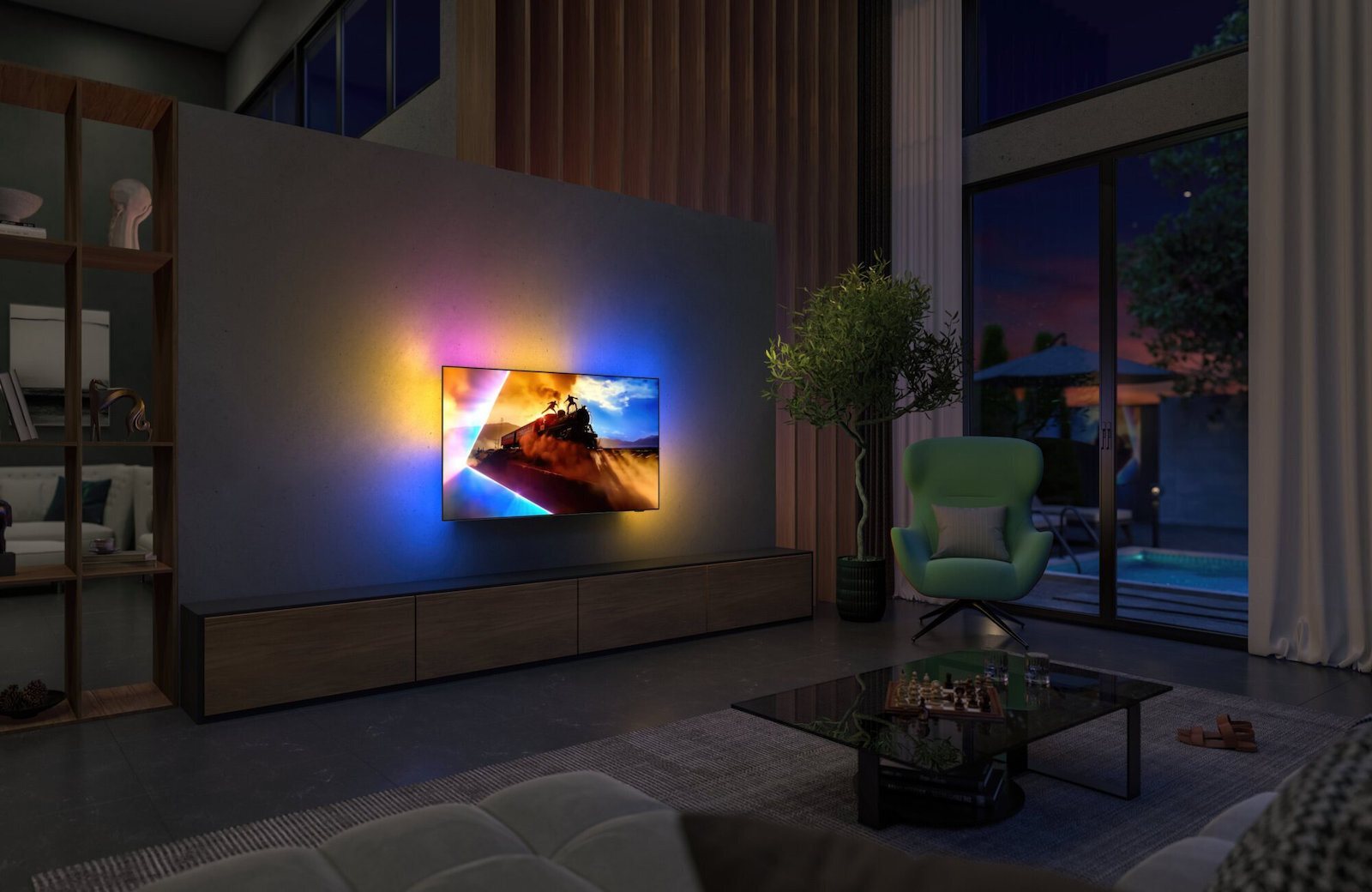 Philips Smart Τηλεόραση 77" 4K UHD OLED Ambilight OLED770 HDR (2025) 77OLED770/12 - Image 5