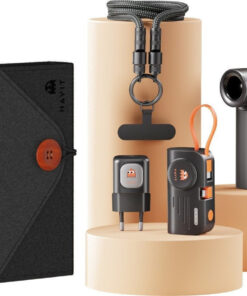Havit Travel Set (Travel Charger + Power Bank + USB-C Cable + Hand fan) Μαύρο