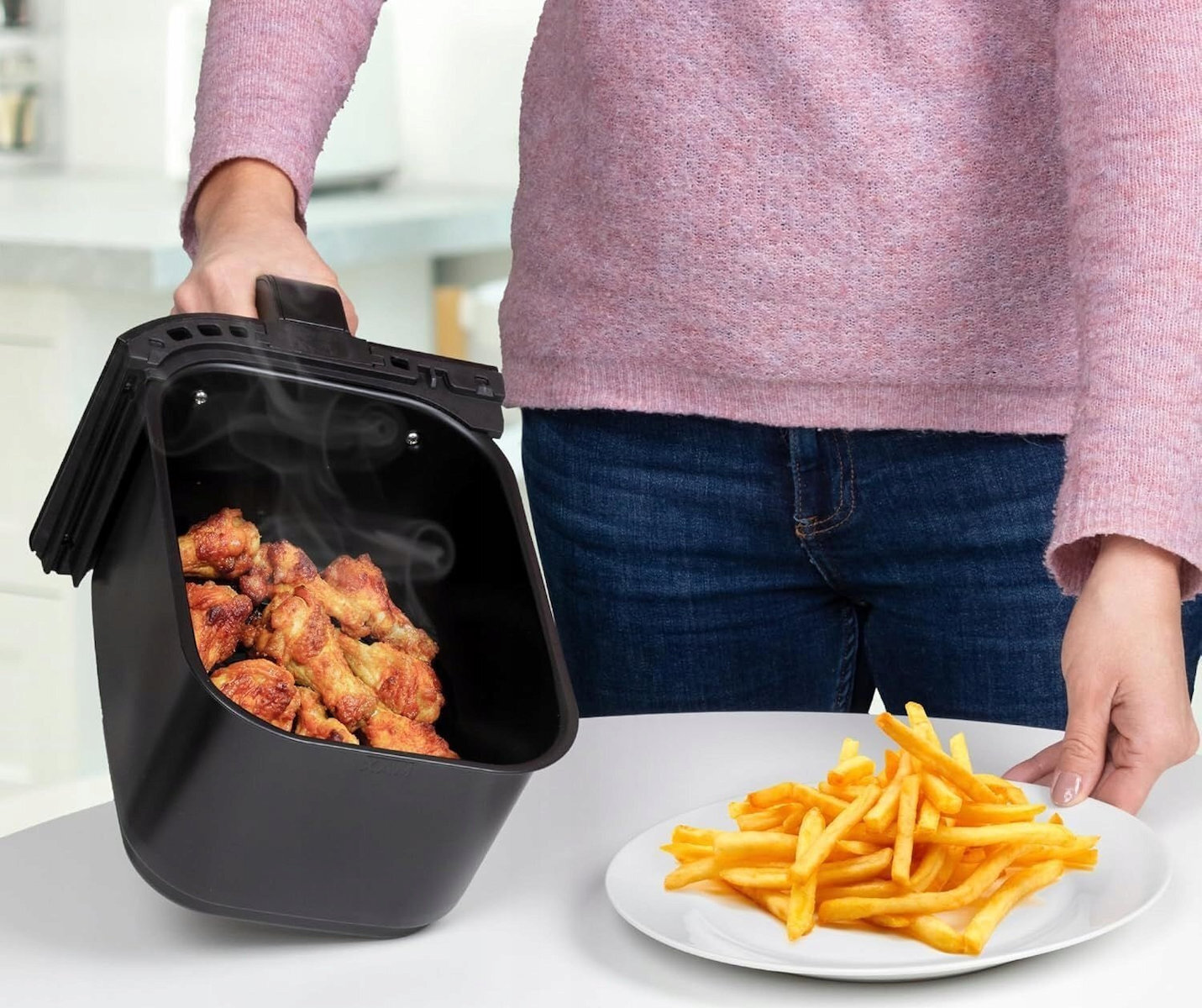 Heinrich's HFR 8216 Air Fryer 5lt Ασημί - Image 7