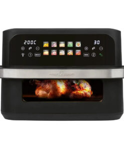 Profi Cook Air Fryer με Διπλό Αποσπώμενο Κάδο 10lt Μαύρο