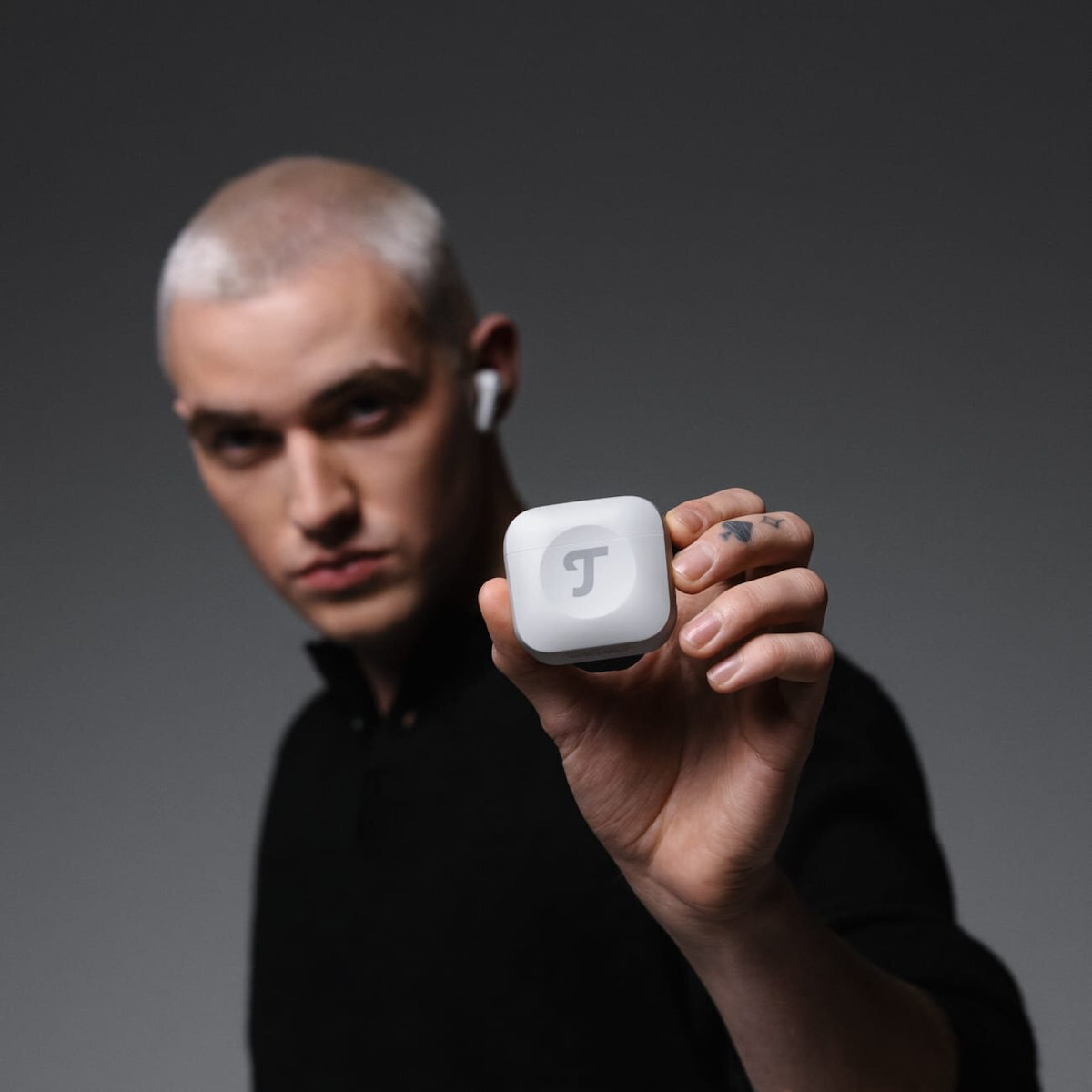Teufel Airy TWS Pro In-ear Bluetooth Handsfree Ακουστικά με Αντοχή στον Ιδρώτα και Θήκη Φόρτισης Λευκά - Image 10