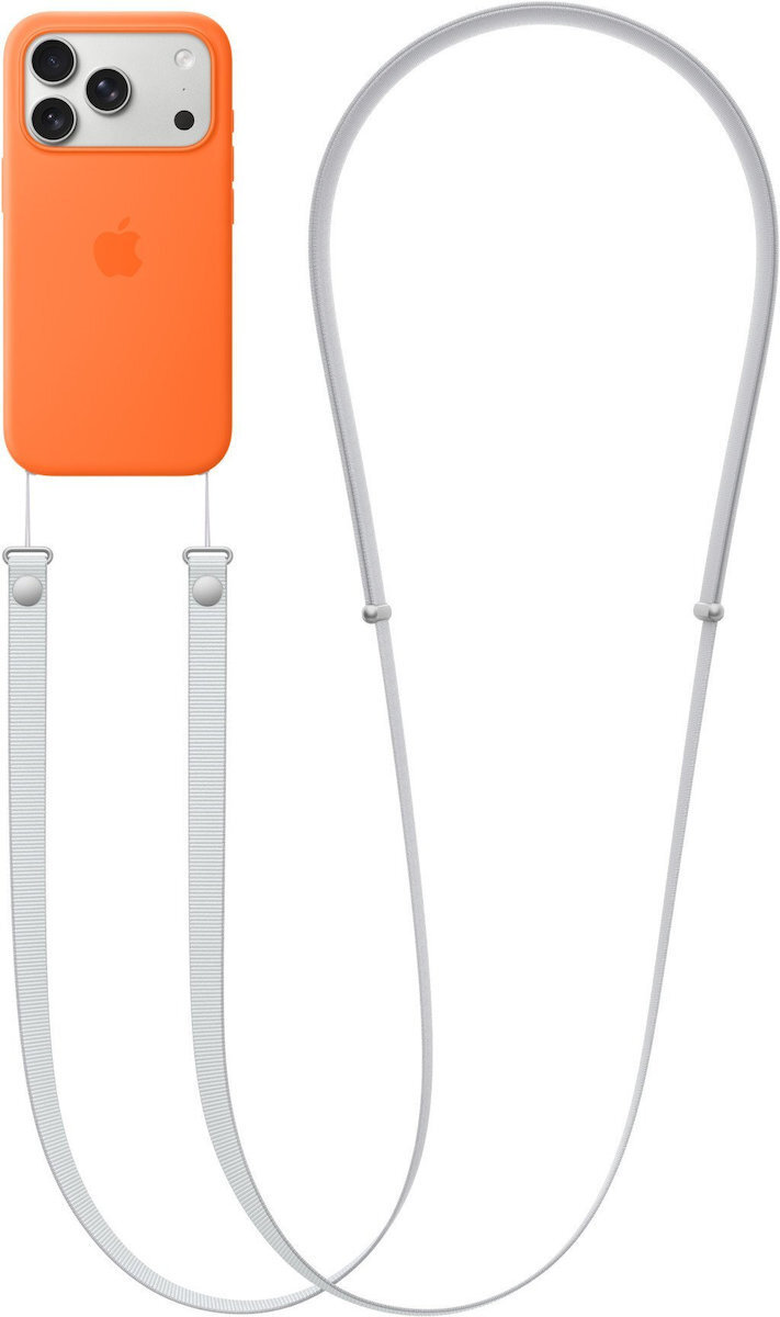 Apple Crossbody Strap Λουράκι Λαιμού για Κινητά Light Gray MGGM4ZM/A MGGM4LL/A