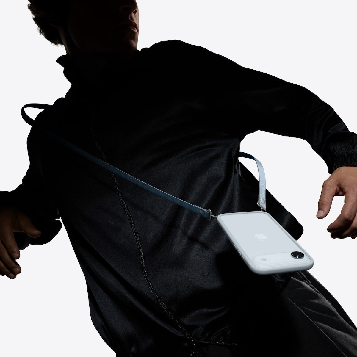 Apple Crossbody Strap Λουράκι Λαιμού για Κινητά Light Gray MGGM4ZM/A MGGM4LL/A - Image 3