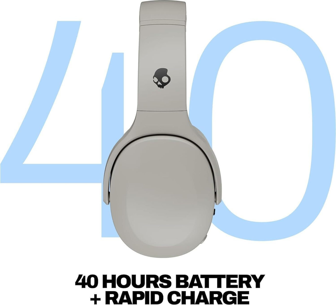 Skullcandy Crusher 540 Active Ασύρματα Bluetooth Over Ear Ακουστικά Concrete - Image 3
