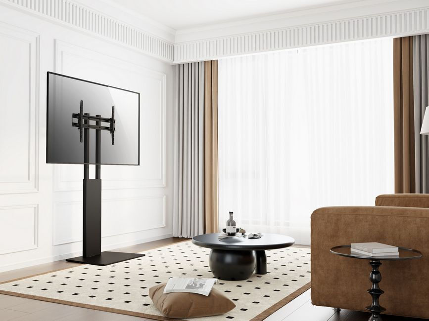Equip 650615 Βάση Τηλεόρασης Τοίχου έως 75" και 40kg Μαύρο - Image 3