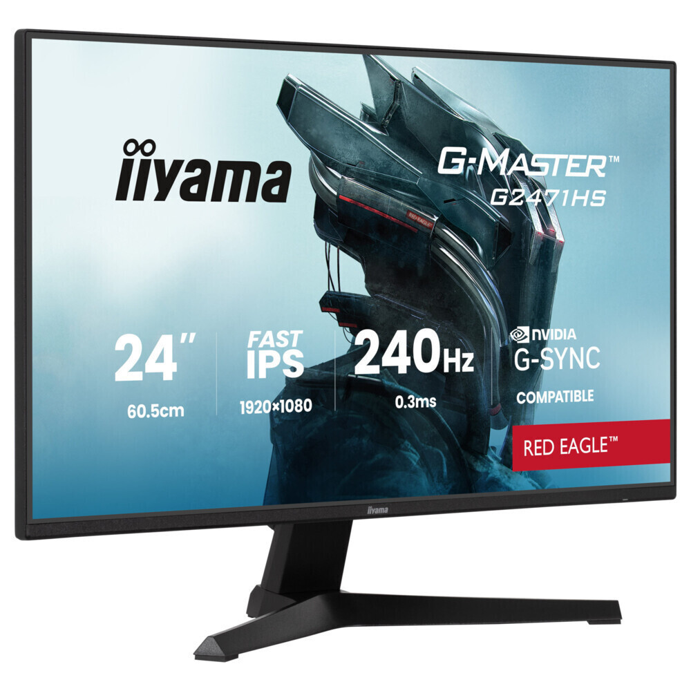 Iiyama G-Master Red Eagle IPS HDR Monitor 23.8" FHD 1920x1080 240Hz - Image 4