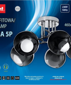 Alternative view of Active Jet Κρεμαστό Φωτιστικό για 5 Λαμπτήρες E27 AJE-PALOMA 5P