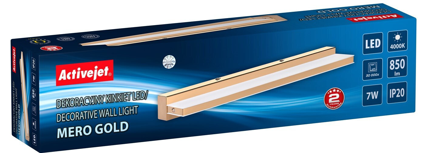 Active Jet Διακοσμητικό Φωτιστικό LED AJE-MERO GOLD