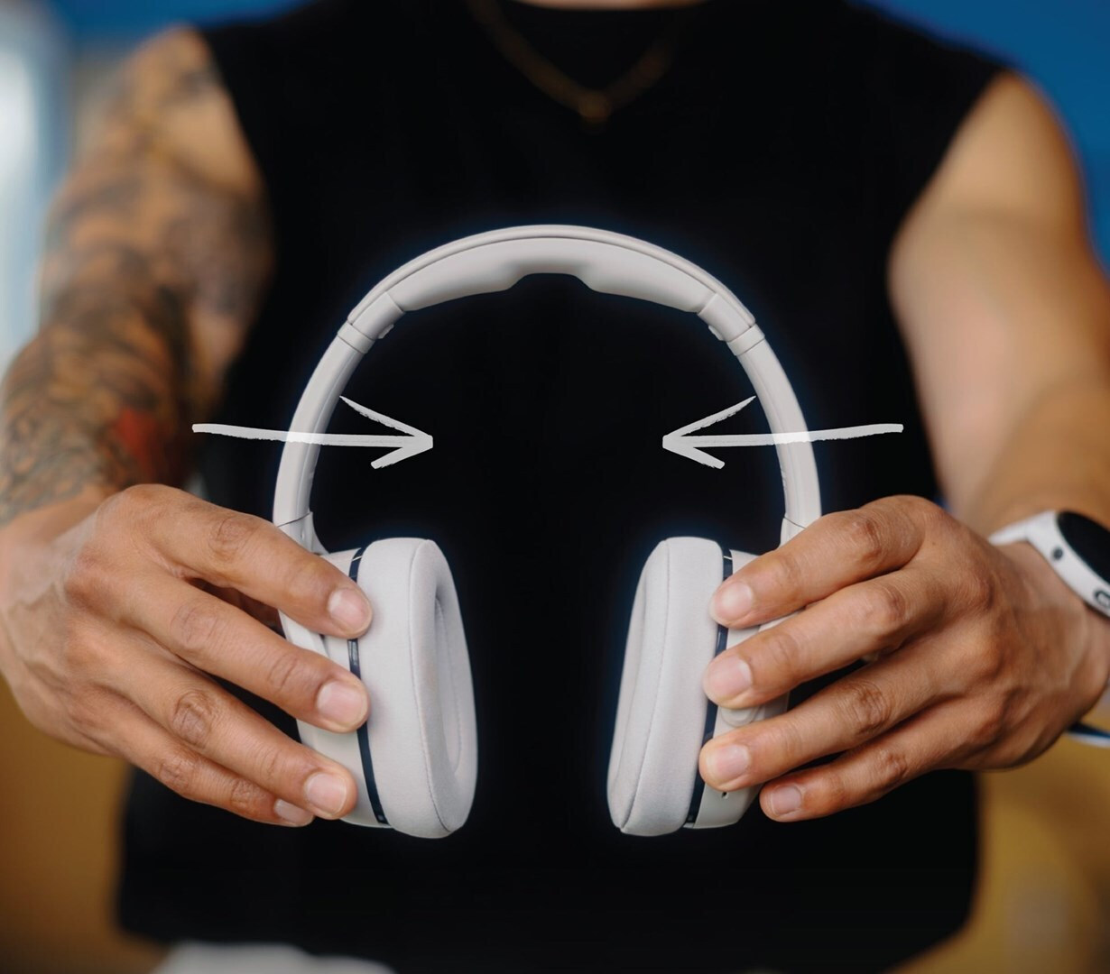 Skullcandy Crusher 540 Active Ασύρματα Bluetooth Over Ear Ακουστικά Concrete - Image 4