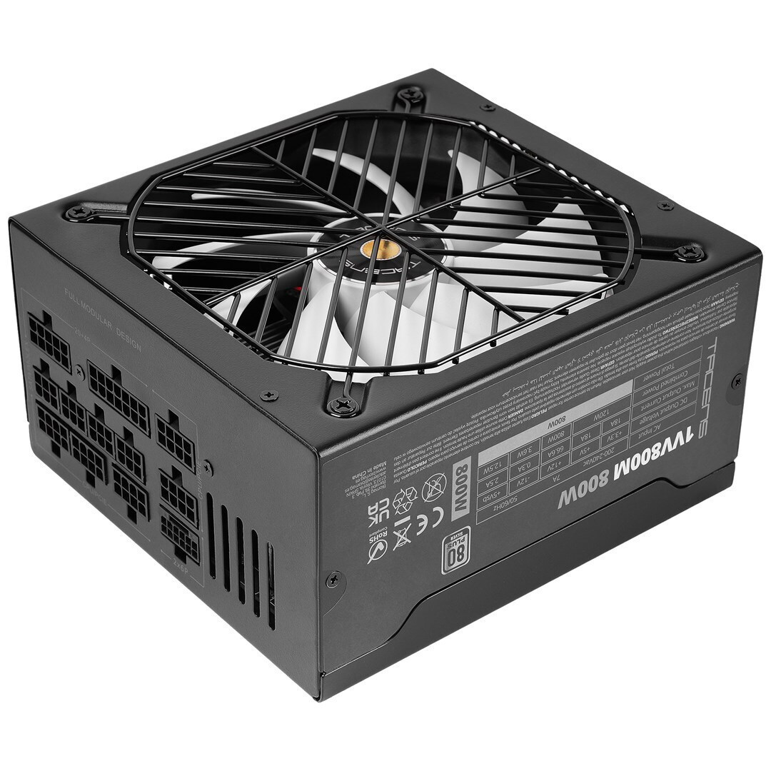 Tacens VALEO V 800W Μαύρο Τροφοδοτικό Υπολογιστή Semi Modular - Image 3