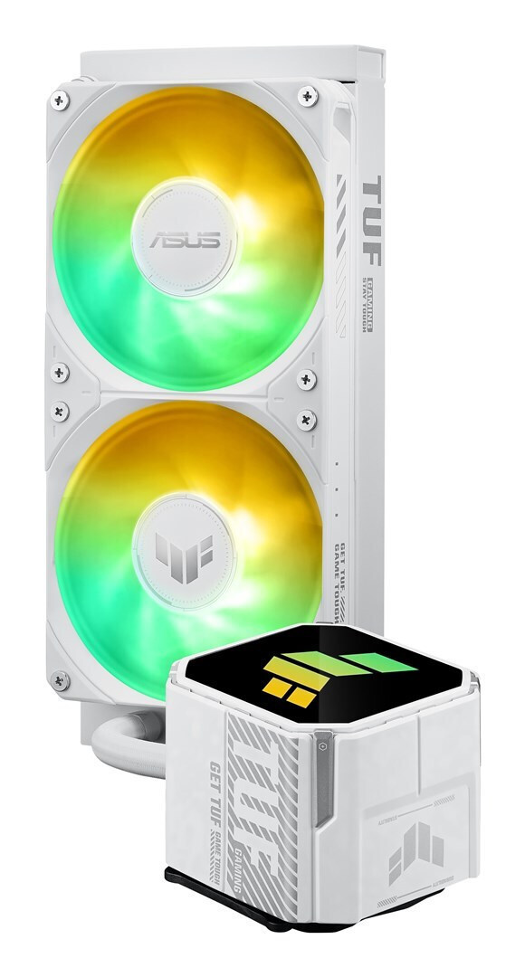 Asus TUF Gaming LC III 240 Υδρόψυξη Επεξεργαστή 120mm για Socket AM4/AM5/1700/1200 με ARGB Φωτισμό Λευκή - Image 6