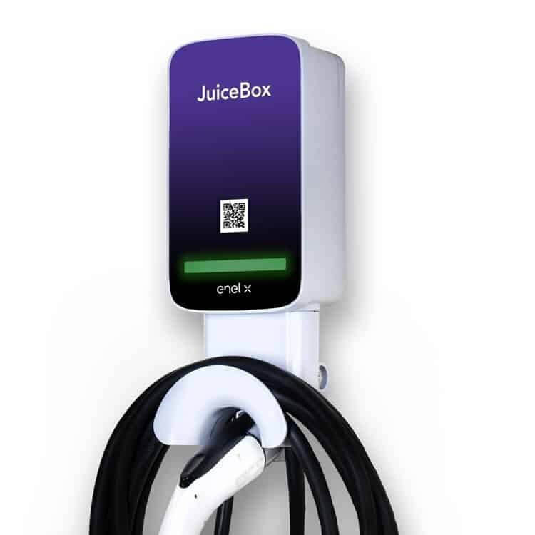 Enel x JuiceBox 2.01 Επιτοίχιος Τριφασικός Σταθμός Φόρτισης 11kW με Ενσωματωμένο Καλώδιο Type 2 (2693) - Image 2