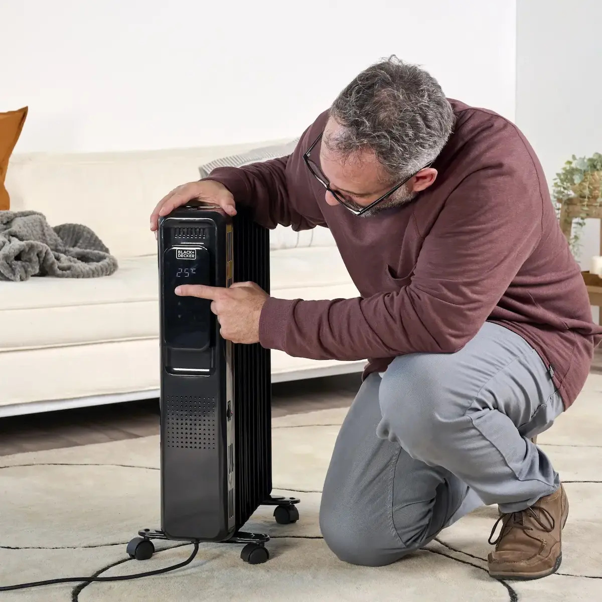 Black & Decker ES9350130B Καλοριφέρ Λαδιού με 9 Φέτες 2000W - Image 9
