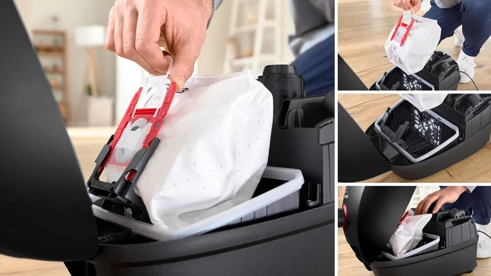 Bosch BGB41POW1 Ηλεκτρική Σκούπα 850W με Σακούλα 4lt Μαύρη - Image 4