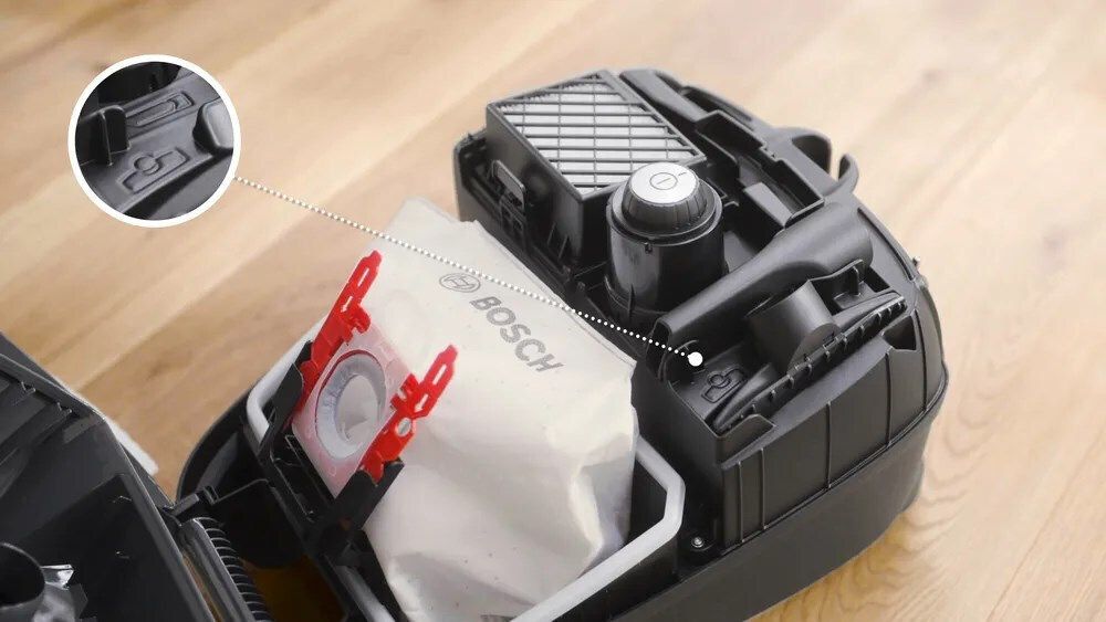 Bosch BGB41POW1 Ηλεκτρική Σκούπα 850W με Σακούλα 4lt Μαύρη - Image 7