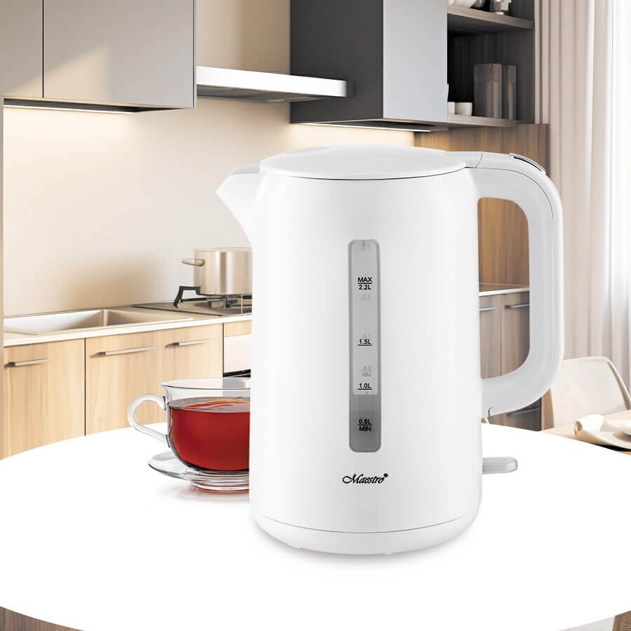 Maestro Βραστήρας 2.2lt 2200W Λευκός MR-022-WHITE - Image 2