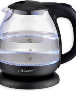 Maestro Βραστήρας 1lt 1100W Μαύρος MR-055-BLACK