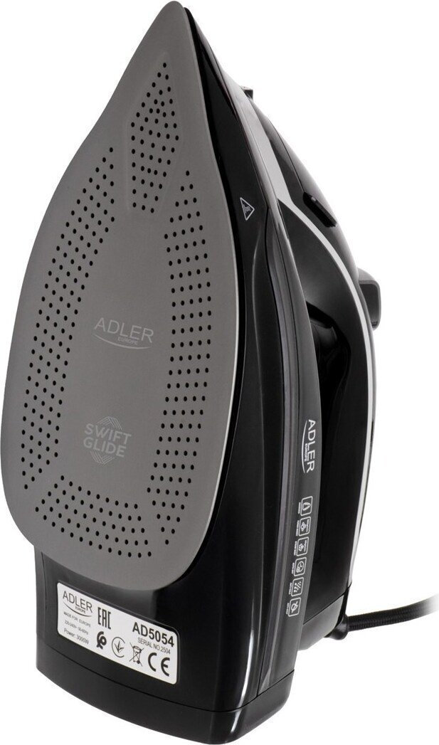 Adler AD 5054 Σίδερο Ατμού 3000W με Κεραμική Πλάκα και Συνεχόμενη Παροχή Ατμού 65gr/min - Image 2