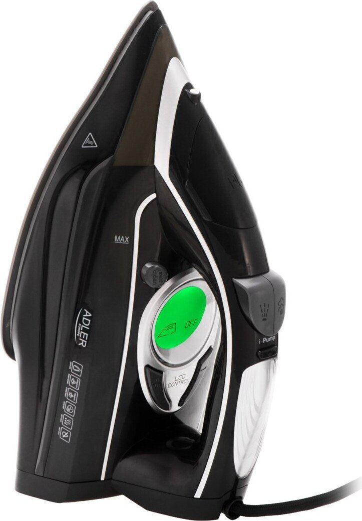 Adler AD 5054 Σίδερο Ατμού 3000W με Κεραμική Πλάκα και Συνεχόμενη Παροχή Ατμού 65gr/min - Image 3