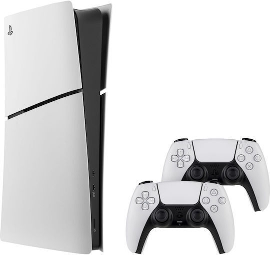 Sony PlayStation 5 Slim Digital 825GB με 2o DualSense (Official Bundle) - Image 2