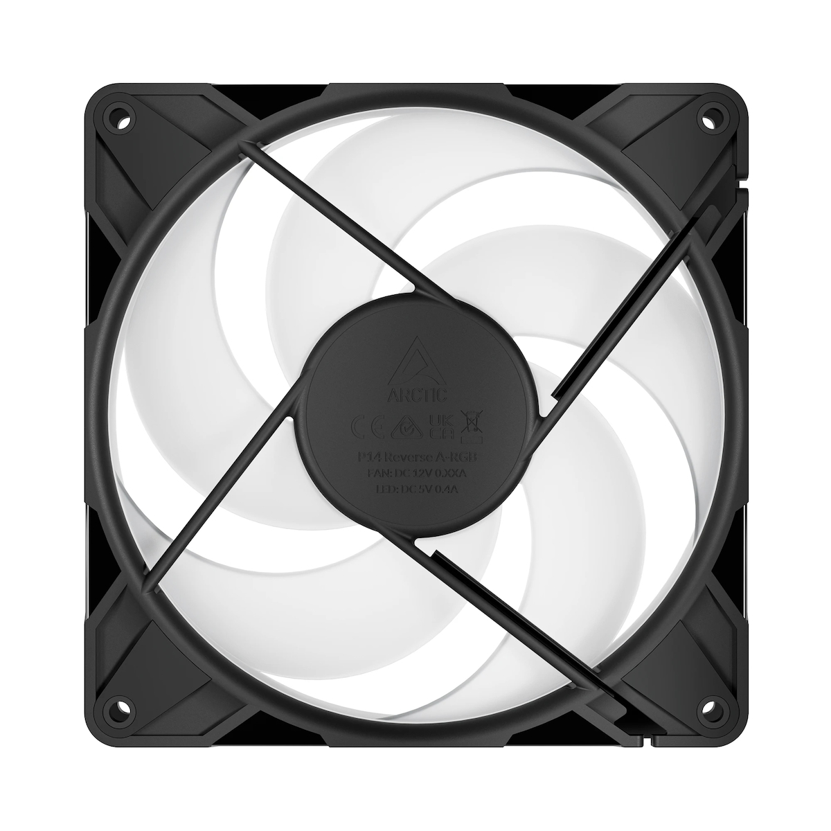 Arctic P14 Pro Reverse Case Fan 140mm με ARGB Φωτισμό και Σύνδεση 3-Pin / 4-Pin PWM - Image 7