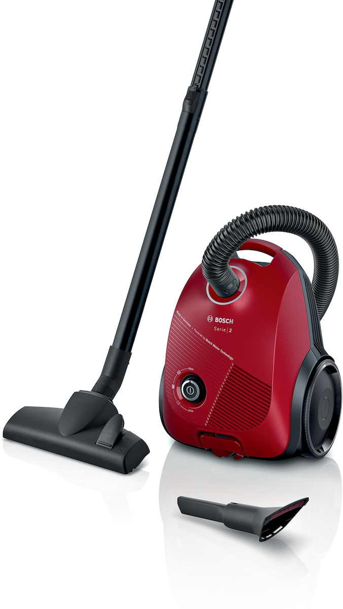 Bosch BGBS2RD1 Ηλεκτρική Σκούπα 600W με Σακούλα 3.5lt Κόκκινη - Image 7