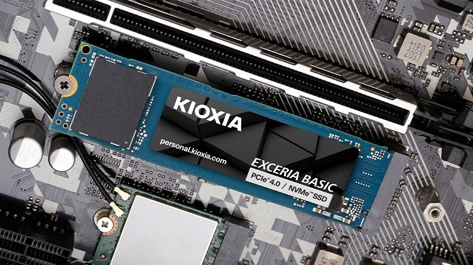 Kioxia Exceria Basic SSD 1TB M.2 NVMe PCI Express 4.0 LSF10Z001TG8 - Image 2
