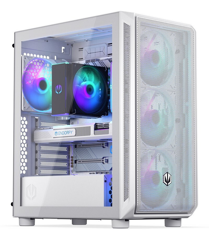 Endorfy Arx 500 ARGB Gaming Midi Tower Κουτί Υπολογιστή Λευκό