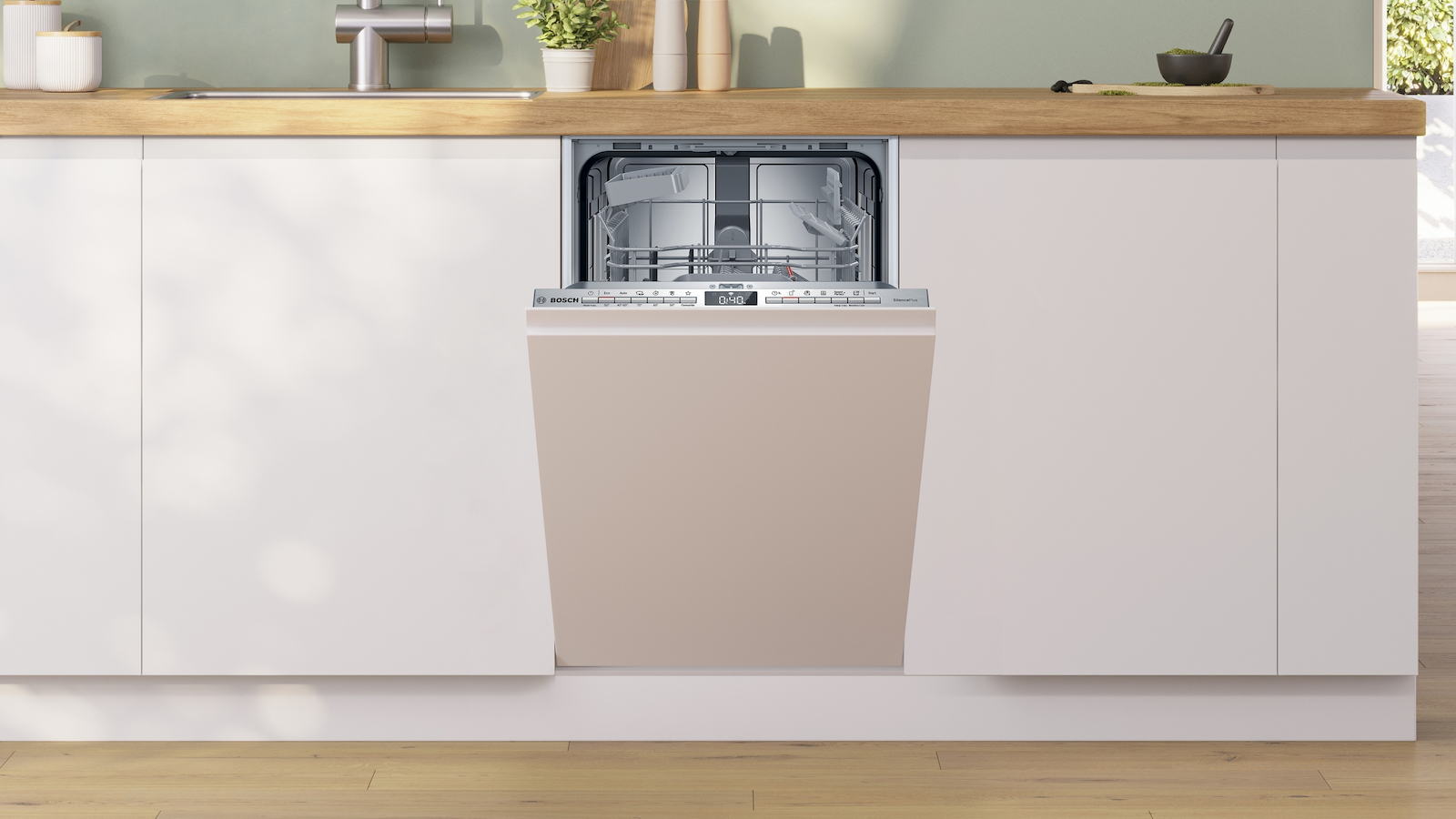 Bosch Πλήρως Εντοιχιζόμενο Πλυντήριο Πιάτων με Wi-Fi για 10 Σερβίτσια EfficientDry Π44.8xY81.5εκ. SPV4EKX24E - Image 9