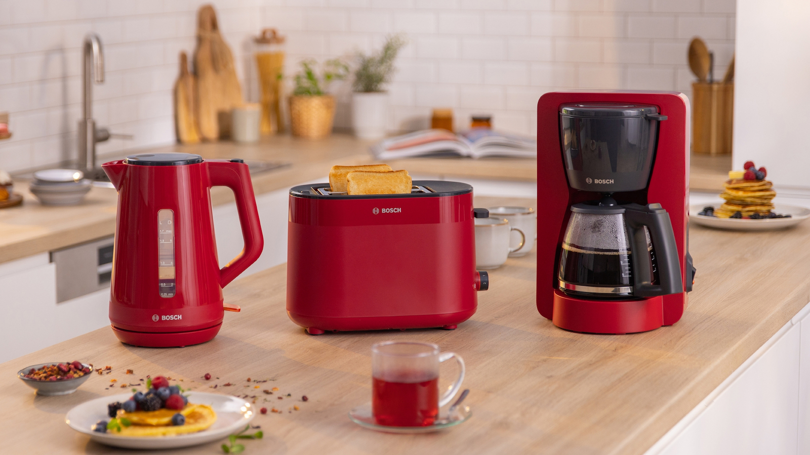 Bosch MyMoment Βραστήρας 1.7lt 2400W Κόκκινος - Image 9