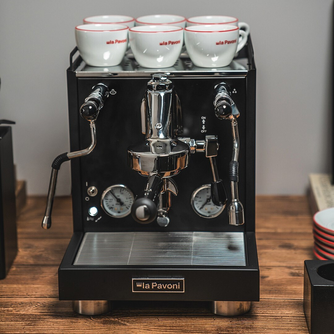 La Pavoni New Cellini Evolution Μηχανή Espresso 1520W Πίεσης 20bar Μαύρη - Image 7